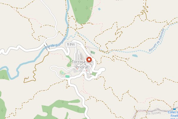 Map showing Cellers de Scala Dei in Priorat
