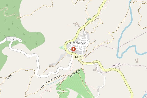 Map showing Vinicola del Priorat in Priorat