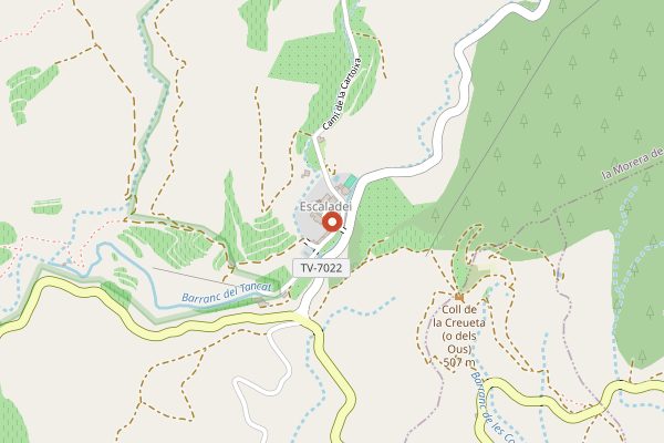 Map showing Scala Dei Wine Bar in Priorat