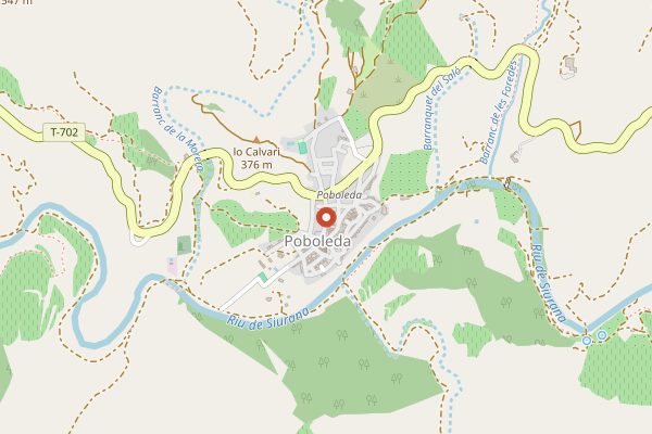 Map showing Mas Doix Old-Vine Vertical Tasting in Priorat