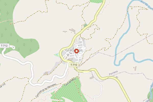 Map showing Restaurant Lo Celler in Priorat
