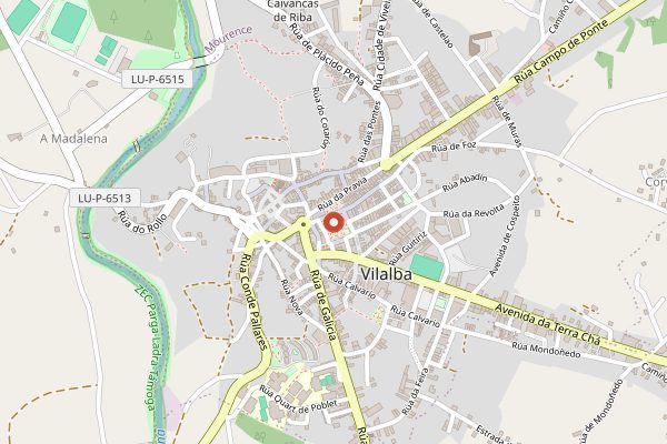 Map showing Festa do Queixo San Simón da Costa in Rías Baixas