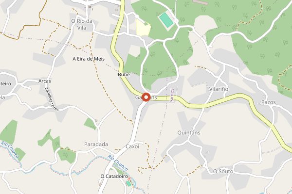 Map showing Bodegas Pablo Padín in Rías Baixas