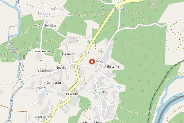 Map showing Bodegas Fillaboa in Rías Baixas