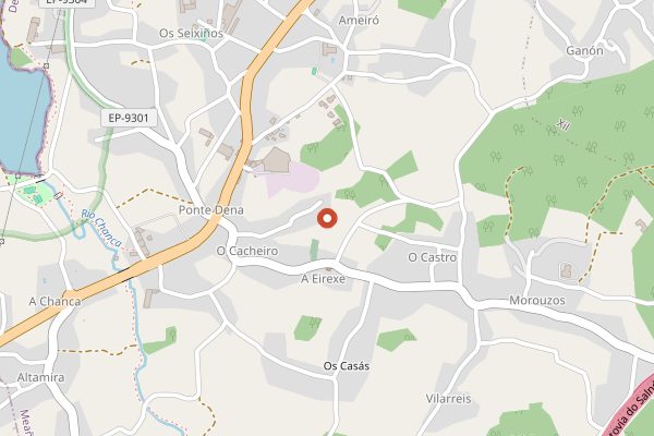 Map showing Bodegas Pablo Padín in Rías Baixas