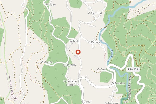 Map showing Bodegas Viña Nora in Rías Baixas