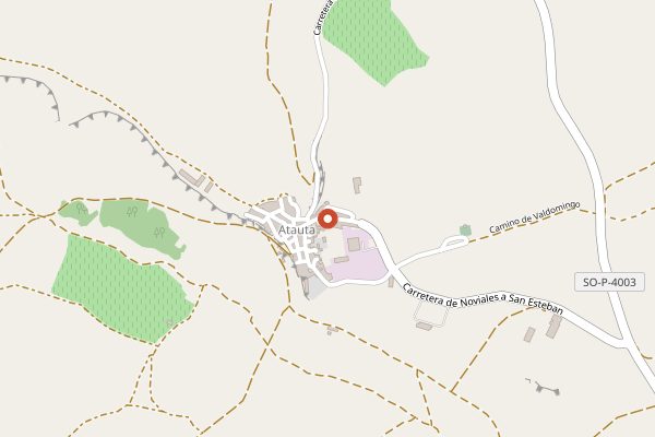 Map showing Dominio de Atauta in Ribera del Duero