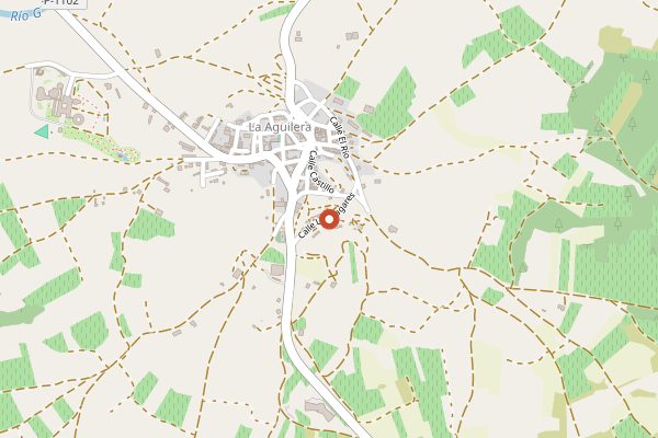 Map showing Dominio del Aguila in Ribera del Duero