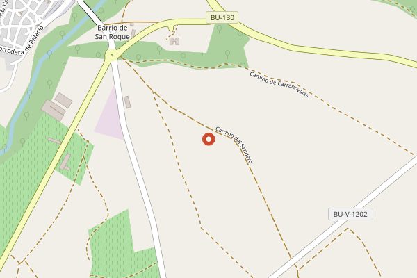 Map showing Bodegas Briego in Ribera del Duero