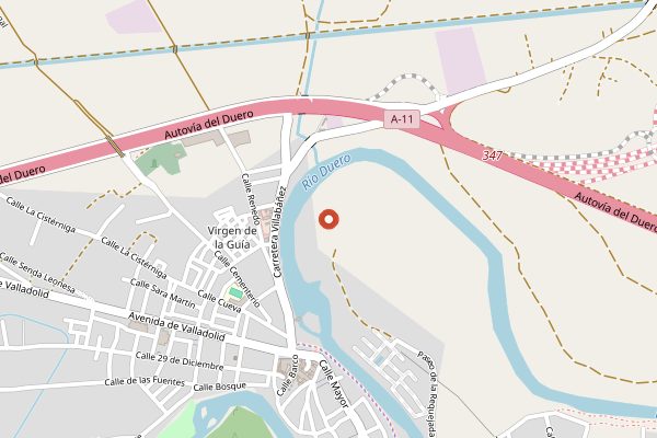 Map showing Bodegas Mauro in Ribera del Duero