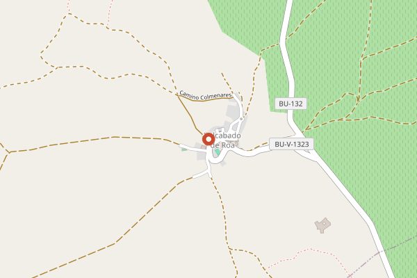 Map showing Bodegas Roa in Ribera del Duero