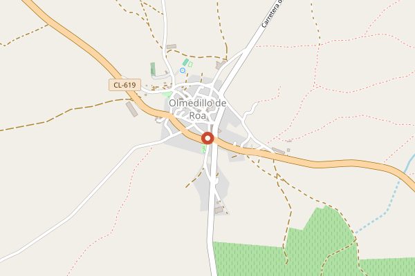 Map showing Rolland and Galarreta in Ribera del Duero