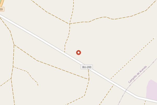 Map showing Bodegas Valdubón in Ribera del Duero