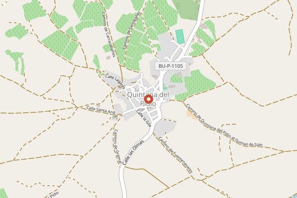 Map showing Bodegas Cillar de Silos in Ribera del Duero