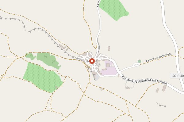 Map showing Dominio de Atauta in Ribera del Duero