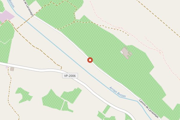 Map showing Pago de Carraovejas 6 Senses Immersive Experience in Ribera del Duero