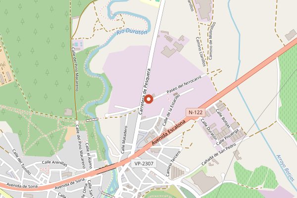 Map showing Enoteca Agropal in Ribera del Duero