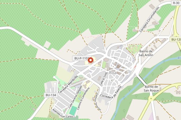 Map showing Certified Ribera del Duero Wine Educator Program in Ribera del Duero
