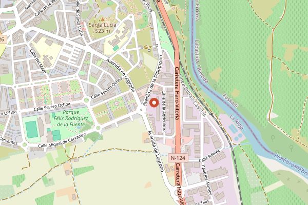 Map showing Guided visit to the Queso Los Cameros dairy in Rioja