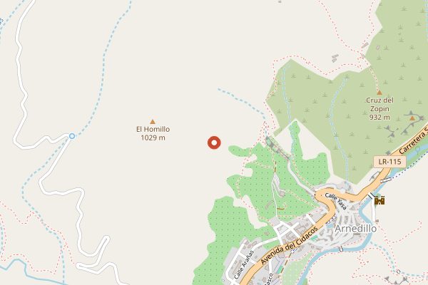 Map showing Quesería El Alto Cidakos in Rioja