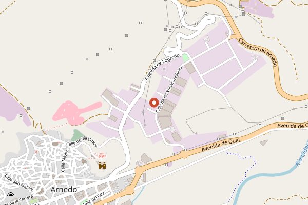 Map showing Quesos Celia in Rioja