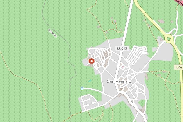 Map showing Bodegas Lecea in Rioja