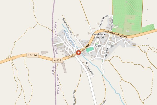 Map showing Bodegas Ostatu in Rioja