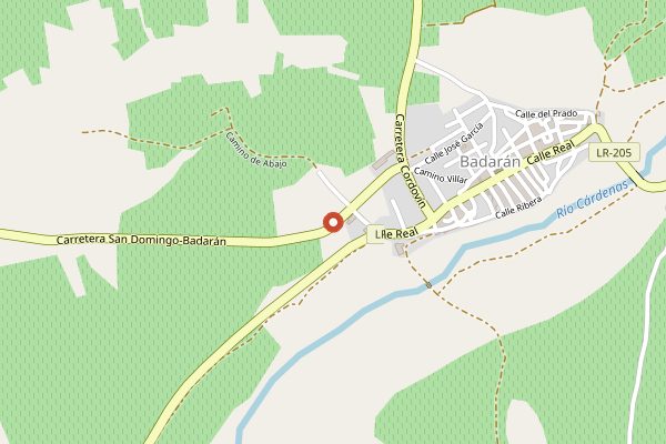 Map showing Bodegas Tritium in Rioja