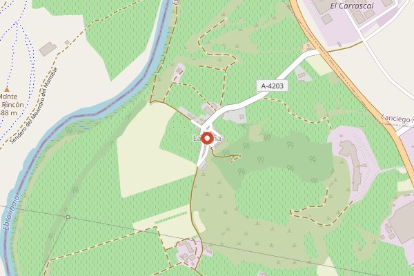Map showing Vinedos del Contino in Rioja
