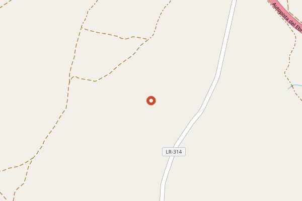 Map showing Bodegas Vivanco in Rioja