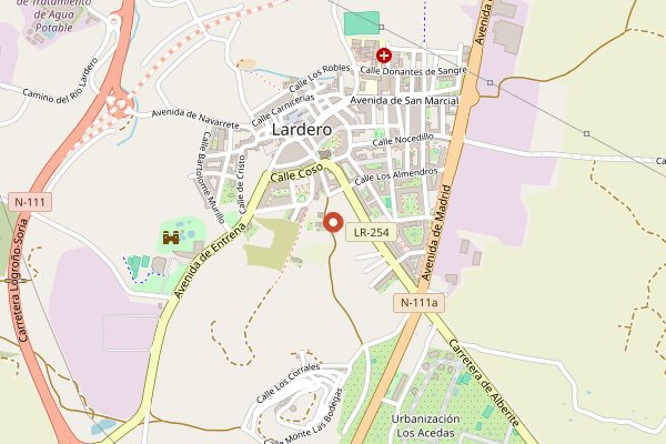 Map showing Ikaro in Rioja