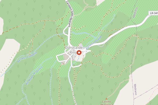 Map showing Venta Moncalvillo in Rioja