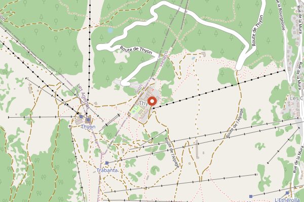 Map showing Visit of the Thyon alpage and raclette making in Valais