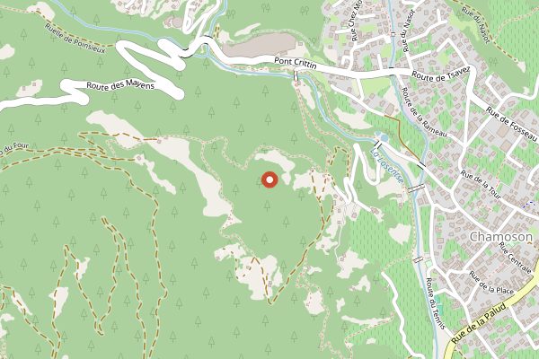 Map showing Simon Maye et Fils in Valais