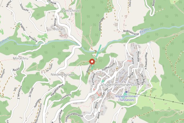 Map showing St. Jodern Kellerei in Valais
